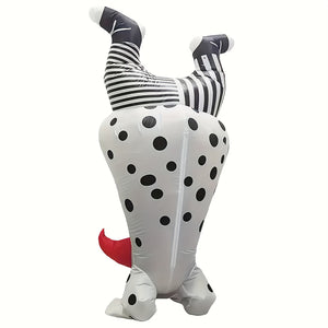 NNETM Inflatable Clown Skeleton Costume for Halloween Party