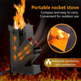 NNETM Outdoor Multifunctional Rocket Stove