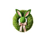 NNETM Easter Bunny Wreath Hanging Banner for Farmhouse Decor