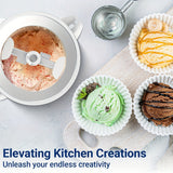 NNETM Ice Cream Attachment with Stand Mixers