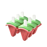 NNEOBA 6-Grid Watermelon Popsicle Mold with Cover