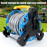 NNETM Compact Garden Hose Stand with Adjustable Frame
