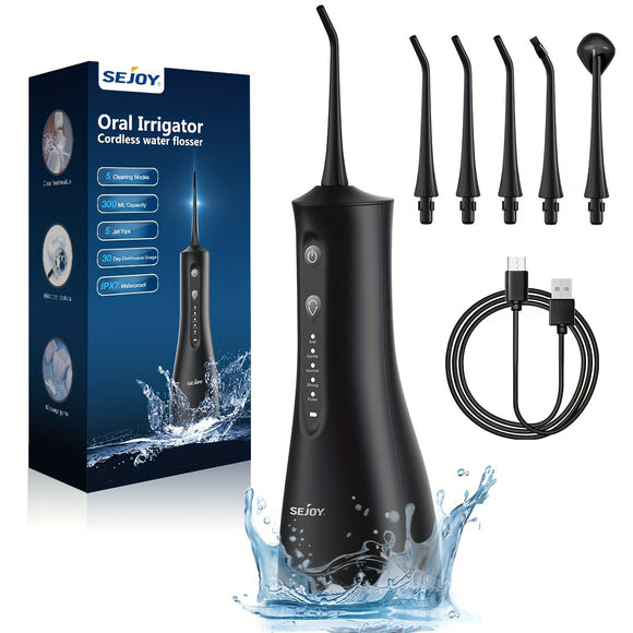 NNETM Cordless Portable Rechargeable Water Dental Flosser