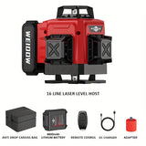 NNETM Laser Level with Rechargeable Battery (4D 16-Line)