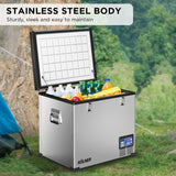 NNEDPE 75L Portable Fridge Chest Freezer