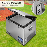 NNEDPE 75L Portable Fridge Chest Freezer
