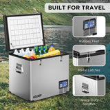NNEDPE 75L Portable Fridge Chest Freezer