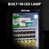 NNEDPE 70L Bar Fridge with Glass Door