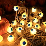 Halloween Eyeball String Lights – 10-LED 59.06-Inch Battery-Powered