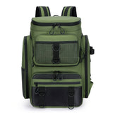 NNETM Fishing Backpack with Rod Holder & Tackle Box