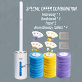 NNETM Disposable Toilet Brush Set Wall Mount (10pcs)