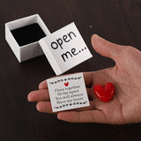 NNETM Open Me Surprise Gift Box with Resin Heart