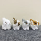 NNETM Classic Easter Bunny Decoration Battery-Free Traditional Style