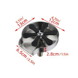 NNETM Stainless Steel High-Pressure Glass Rinser for Kitchen Sink