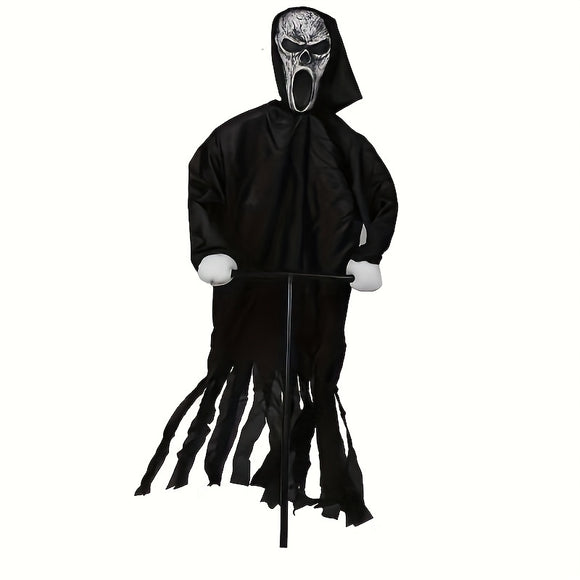 NNETM Halloween Scarecrow with Ghost Robe