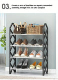 NNETM Elegance meets organization with this innovative dustproof shoe rack