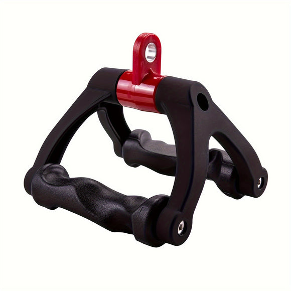 NNETM Ergonomic Triangle V-Shaped Grip Handle - Non-Slip TPE Resistance Band Attachment(Red)