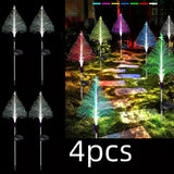 NNETM Radiant Solar Spectrum: 7 Color Changing Christmas Tree Lights
