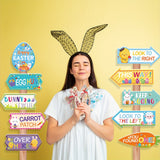 NNETM Easter Egg Hunt Bunny Chick Yard Signs Set
