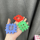 Large House Building Blocks Set 48pcs Colourful Creative Construction Toy