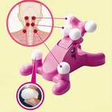 NNETM Home Cervical Compression Manual Massager(Pink)