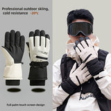 NNETM Men's Winter Touchscreen Ski Gloves