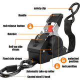 NNETM Retractable Cargo Straps – Heavy-Duty Tie Down Straps with S Hooks