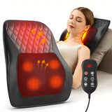 NNETM Cordless 3D Massage Pillow with Heat - Black