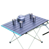 NNEOBA Ultralight Portable Folding Camping Table Foldable Outdoor Dinner Desk High Strength Aluminum Alloy For Garden Party Picnic BBQ