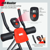 NNECW Foldable AB Workout Machine with 3 Adjustable Levels for Home Gym
