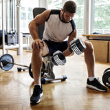 NNECW Adjustable Weight Bench with 12KG Adjustable Dumbbell Set