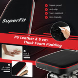 NNECW Adjustable Weight Bench with 12KG Adjustable Dumbbell Set