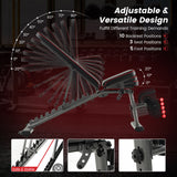 NNECW Adjustable Weight Bench with 12KG Adjustable Dumbbell Set
