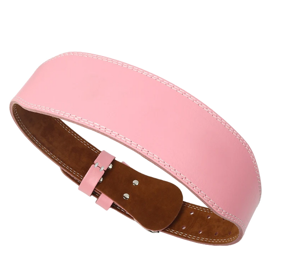 NNEOBA Women's Pink Weight Lifting Belt - 10.5cm Back Support