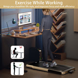 NNECW 3HP Electric Running Machine with LED Display &amp;amp; Workout APP for Home-Yellow