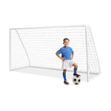 NNECW All-Weather Soccer Goal with Strong PVC Frame for Kids