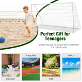 NNECW All-Weather Soccer Goal with Strong PVC Frame for Kids
