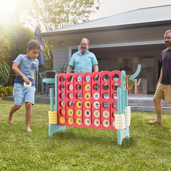 NNECW Oversized Jumbo 4-to-Score Game Set with Quick-release Lever-Blue