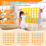 NNECW Oversized Jumbo 4-to-Score Game Set with Quick-release Lever-Pink
