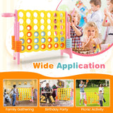 NNECW Oversized Jumbo 4-to-Score Game Set with Quick-release Lever-Pink