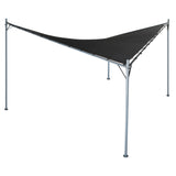 NNEDPE 3x3m Butterfly Steel Gazebo - Charcoal
