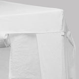 NNEDPE 3x3m Outdoor Party Wedding Event Gazebo Tent - White