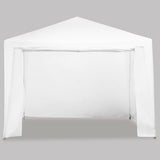 NNEDPE 3x3m Outdoor Party Wedding Event Gazebo Tent - White