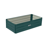 NNEDPE Garden Bed 120 x 60 x 30cm Galvanized Steel - Green