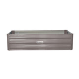 NNEDPE Garden Bed 120 x 60 x 30cm Galvanized Steel - Grey