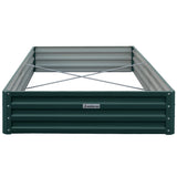 NNEDPE Garden Bed 240 x 120 x 30cm Galvanized Steel - Green