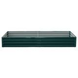 NNEDPE Garden Bed 240 x 120 x 30cm Galvanized Steel - Green