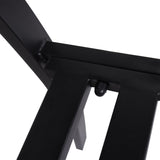 NNEDPE Steel Outdoor Garden Bench - Floral