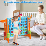 NNECW Jumbo 4-to-Score Giant Game Set for Kids-Orange
