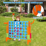 NNECW Jumbo 4-to-Score Giant Game Set for Kids-Orange